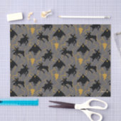 Black Adam Lightning Silhouette Pattern Tissuepapier (Craft)