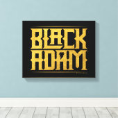 Black Adam Stacked Name Graphic Canvas Afdruk (Insitu (Houten vloer))