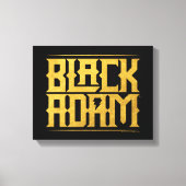 Black Adam Stacked Name Graphic Canvas Afdruk (Voorkant)