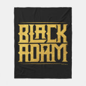 Black Adam Stacked Name Graphic Fleece Deken (Voorkant)