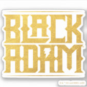 Black Adam Stacked Name Graphic Sticker (Voorkant)