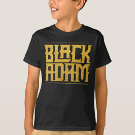 Black Adam Stacked Name Graphic T-shirt