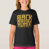 Black Adam Stacked Name Graphic T-shirt (Voorkant)