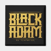 Black Adam Stapelde naam Grafisch Magneet (Voorkant)