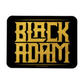 Black Adam Stapelde naam Grafisch Magneet (Horizontaal)