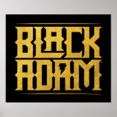 Black Adam Stapelde naam Grafisch Poster (Voorkant)