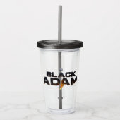 Black Adam Theatrical Logo Acryl Drinkbeker (Voorkant)
