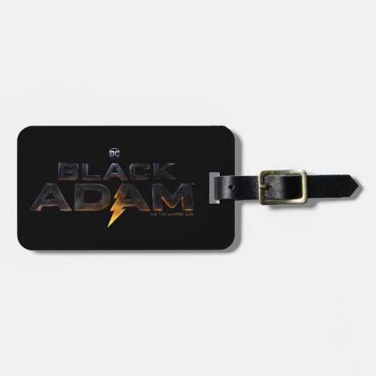 Black Adam Theatrical Logo Bagagelabel (Voorkant horizontaal)