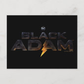 Black Adam Theatrical Logo Briefkaart (Voorkant)
