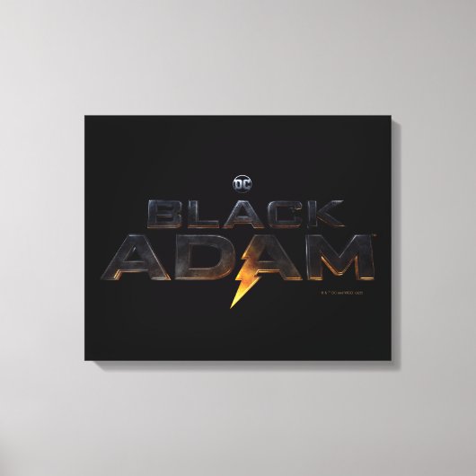 Black Adam Theatrical Logo Canvas Afdruk (Voorkant)