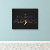 Black Adam Theatrical Logo Canvas Afdruk (Insitu (Houten vloer))