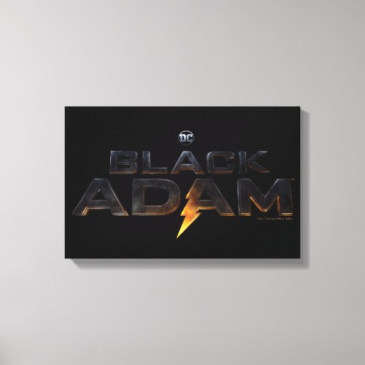 Black Adam Theatrical Logo Canvas Afdruk (Voorkant)