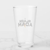 Black Adam Theatrical Logo Glas (Achterkant)