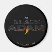 Black Adam Theatrical Logo Magneet (Voorkant)