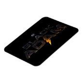 Black Adam Theatrical Logo Magneet (Linkerzijde)