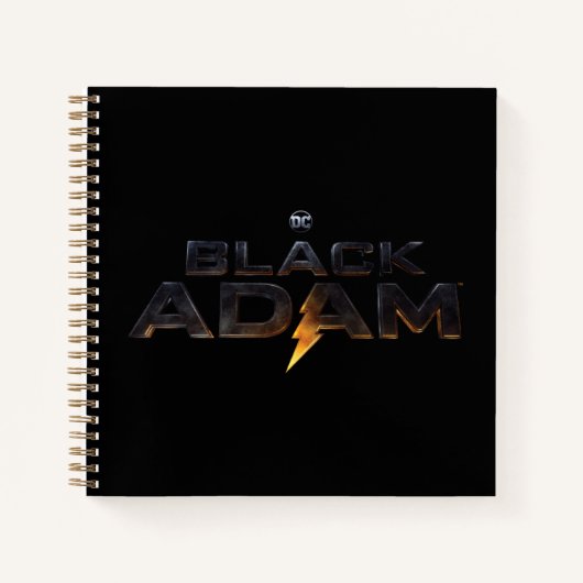 Black Adam Theatrical Logo Notitieboek (Voorkant)