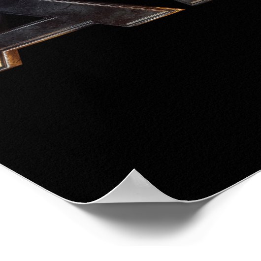 Black Adam Theatrical Logo Poster (Hoek)