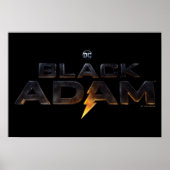 Black Adam Theatrical Logo Poster (Voorkant)