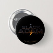 Black Adam Theatrical Logo Ronde Button 5,7 Cm (Voorkant /achterkant)