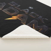 Black Adam Theatrical Logo Sherpa Deken (3/4)