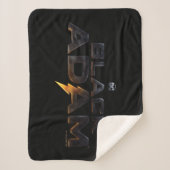 Black Adam Theatrical Logo Sherpa Deken (Voorkant)