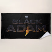 Black Adam Theatrical Logo Strandlaken (Voorkant)