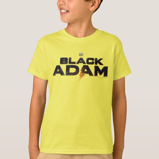 Black Adam Theatrical Logo T-shirt (Voorkant)