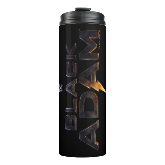 Black Adam Theatrical Logo Thermosbeker (Voorkant)
