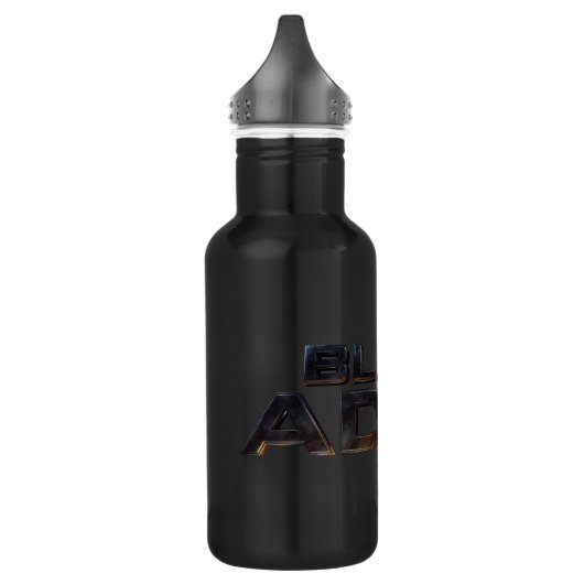 Black Adam Theatrical Logo Waterfles (Links)