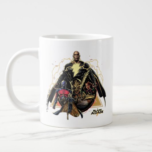 Black Adam Triangular Group Graphic Grote Koffiekop (Links)
