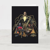 Black Adam Triangular Group Graphic Kaart (Voorkant)