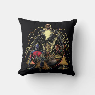 Black Adam Triangular Group Graphic Kussen