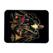 Black Adam Triangular Group Graphic Magneet (Horizontaal)