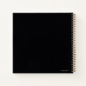Black Adam Triangular Group Graphic Notitieboek (Achterkant)