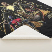 Black Adam Triangular Group Graphic Sherpa Deken (3/4)