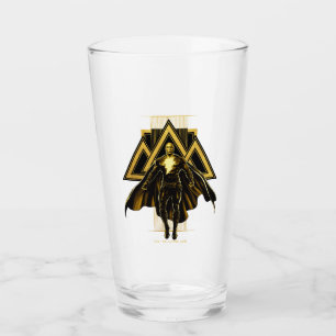 Black Adam Triangular Pillar Graphic Glas