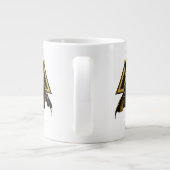 Black Adam Triangular Pillar Graphic Grote Koffiekop (Achterkant)