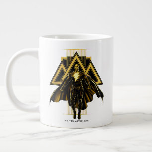 Black Adam Triangular Pillar Graphic Grote Koffiekop