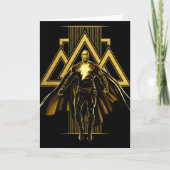 Black Adam Triangular Pillar Graphic Kaart (Voorkant)
