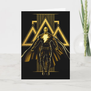 Black Adam Triangular Pillar Graphic Kaart