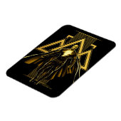 Black Adam Triangular Pillar Graphic Magneet (Linkerzijde)