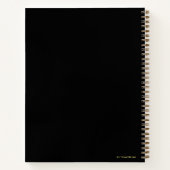 Black Adam Triangular Pillar Graphic Notitieboek (Achterkant)