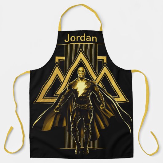 Black Adam Triangular Pillar Graphic Schort (Voorkant)