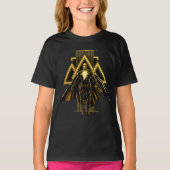 Black Adam Triangular Pillar Graphic T-shirt (Voorkant)