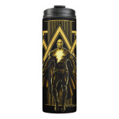 Black Adam Triangular Pillar Graphic Thermosbeker (Voorkant)
