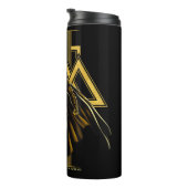 Black Adam Triangular Pillar Graphic Thermosbeker (Geroteerd rechts)