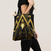 Black Adam Triangular Pillar Graphic Tote Bag (Dichtbij)
