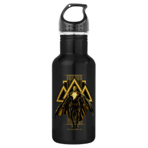 Black Adam Triangular Pillar Graphic Waterfles