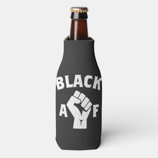 Black AF Fist Flesjeskoeler (Fles Voorkant)
