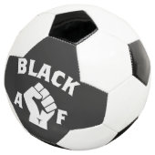 Black AF Protest Fist Voetbal (Drie kwart)